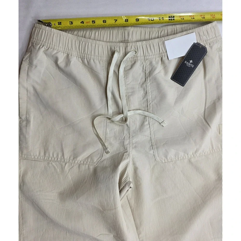 Saints Studio D2720-W62 Men's Bone Color Casual Pants. New With Tags. Size L